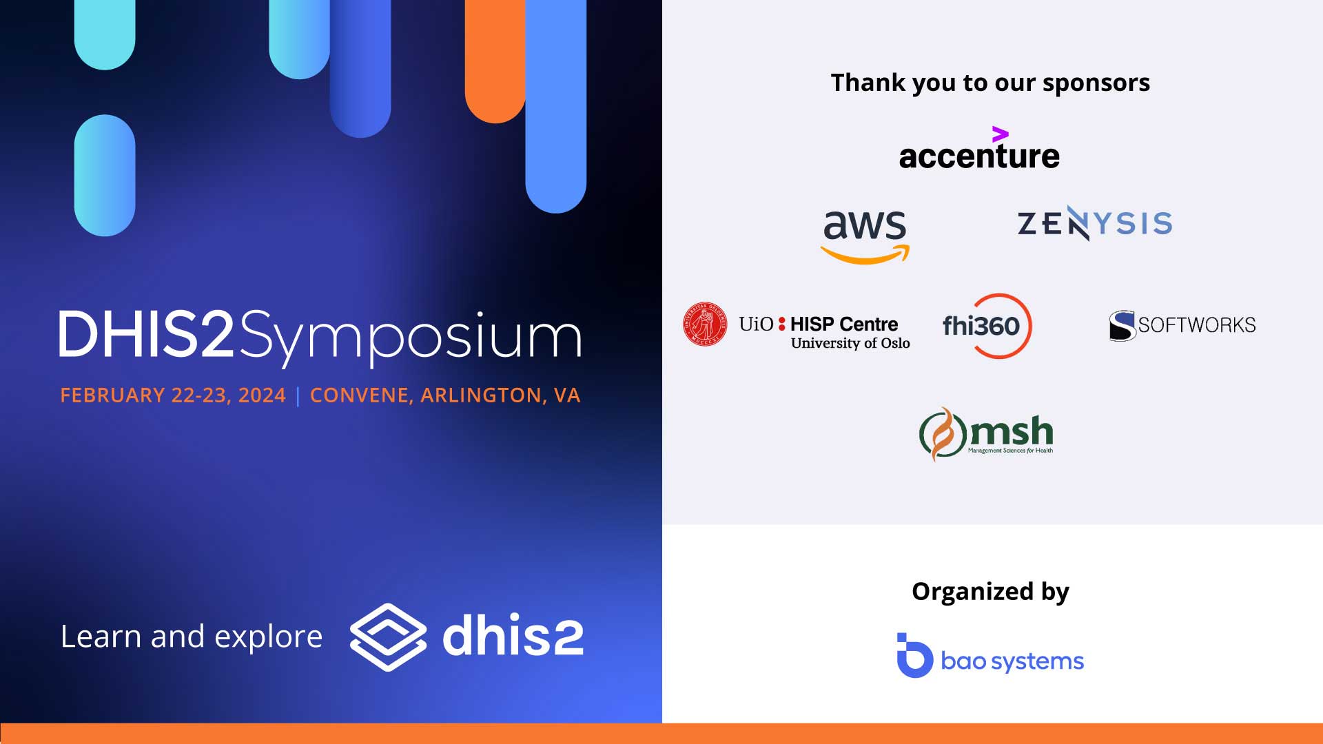 DHIS2 Symposium 2024 USA As Sponsor And Exhibitor